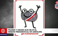 Las frases y memes que dejó el debate presidencial en Arequipa - Noticias de despacho-presidencial