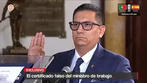 El ministro Freddy Solano es cuestionado por un certificado adulterado que usó para ocupar un puesto en el Estado. Video: Cuarto Poder
