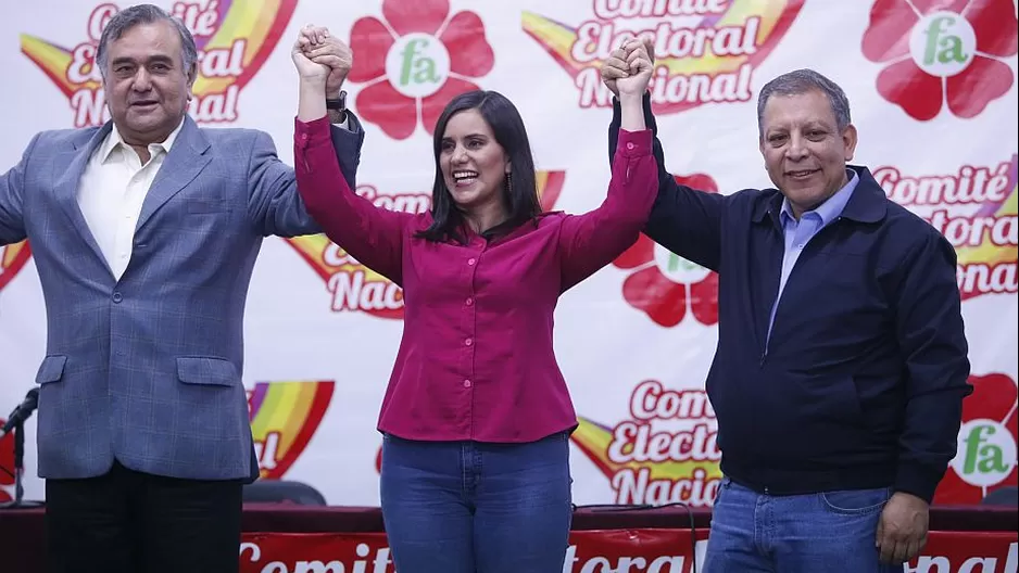 Verónika Mendoza, excandidata presidencial de Frente Amplio. Foto: Andina