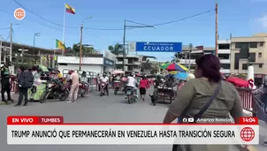 Frontera Perú–Ecuador opera normal pese a alerta por Venezuela/ América Noticias