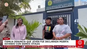 Familia denuncia que joven fue declarada muerta estando con signos vitales. Foto y video: AN 