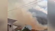 Fuego arrasa bosques y viviendas en zona rural de Apurímac