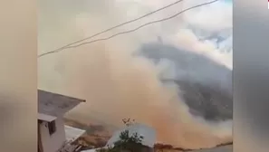 Fuego arrasa bosques y viviendas en zona rural de Apurímac. Video: Canal N