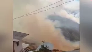 Fuego arrasa bosques y viviendas en zona rural de Apurímac. Video: Canal N