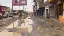 Lluvias afectaron la vía principal de Tumbes / Foto: Canal N