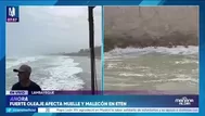 Fuertes oleajes en el norte: Daños en Pacasmayo y Puerto Eten afectan a pescadores