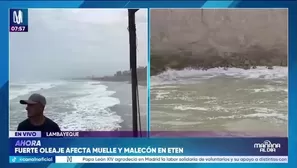 Autoridades restringen actividades marítimas mientras comerciantes y pescadores reportan pérdidas por el fuerte impacto del mar./ Video: Canal N