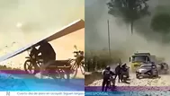 Fuertes vientos en Piura dañan viviendas y afectan a ciudadanos