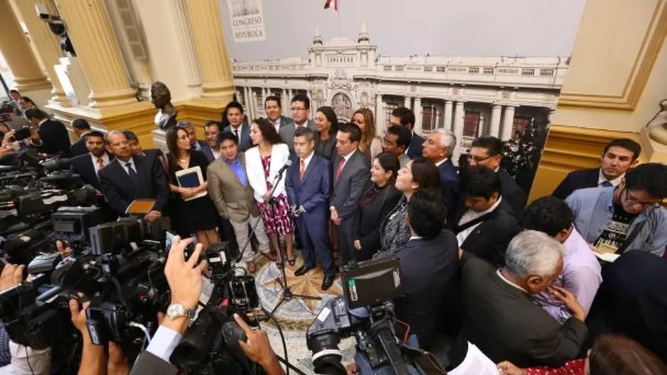 Bancada de Fuerza Popular. Foto: Congreso