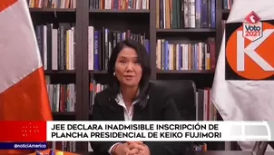 JEE sobre Fuerza Popular. América Noticias