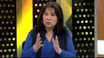 Martha Chávez. Foto: captura de video Canal N.