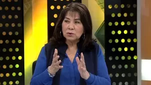 Martha Chávez. Foto: captura de video Canal N.