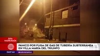 Fuga de gas en Villa María del Triunfo