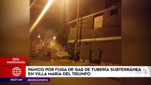 Fuga de gas en Villa María del Triunfo