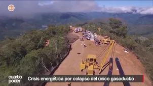 Fuga de gas provoca crisis energética y largas colas en grifos. Foto y video: Cuarto Poder