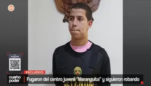 Carlos Alberto Guillén Moreau, de 19 años, escapó del centro juvenil de Lima conocido como “Maranguita”, participó en un violento asalto armado en Huaral y, pese a todo, un juez ordenó que retorne al mismo lugar del que se fugó. Video: Cuarto Poder