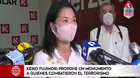 Keiko Fujimori propone un monumento para quienes combatieron el terrorismo