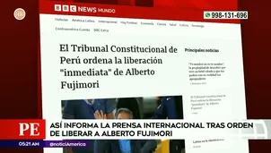 Medios internacionales informan sobre Fujimori | Video: América Noticias