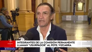 Fujimoristas rechazan expresiones de Martín Vizcarra sobre Pedro Olaechea. Foto y video: América Noticias