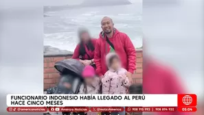 Funcionario indonesio había llegado al Perú hace cinco meses. Foto y video: América Noticias