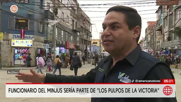 Funcionario del Minjus sería parte de Los pulpos de La Victoria. Foto: Unidad de invesigación