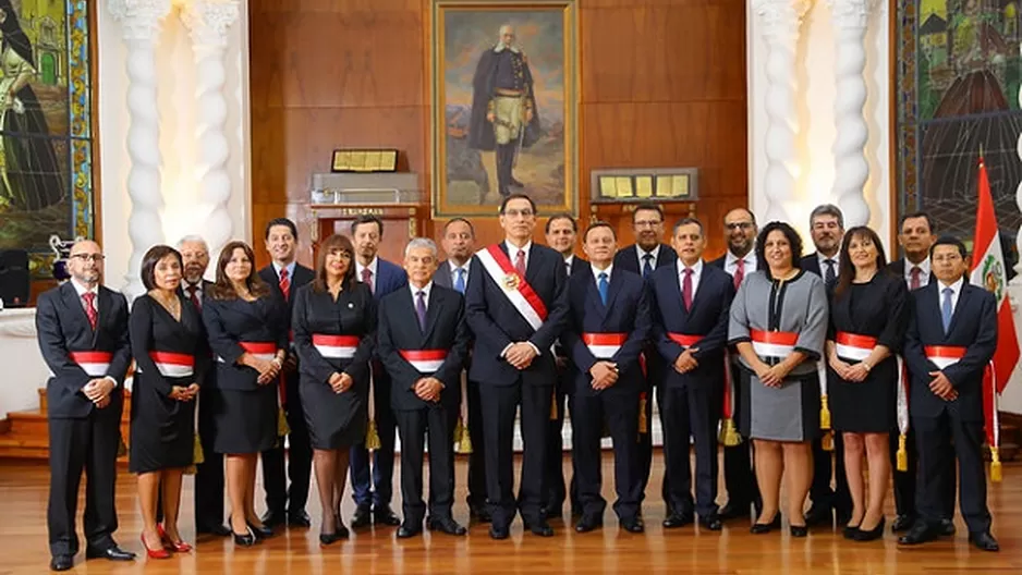 Gabinete Villanueva. Foto: PCM Perú