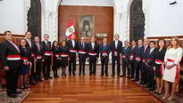 Gabinete Zavala. Foto: Presidencia