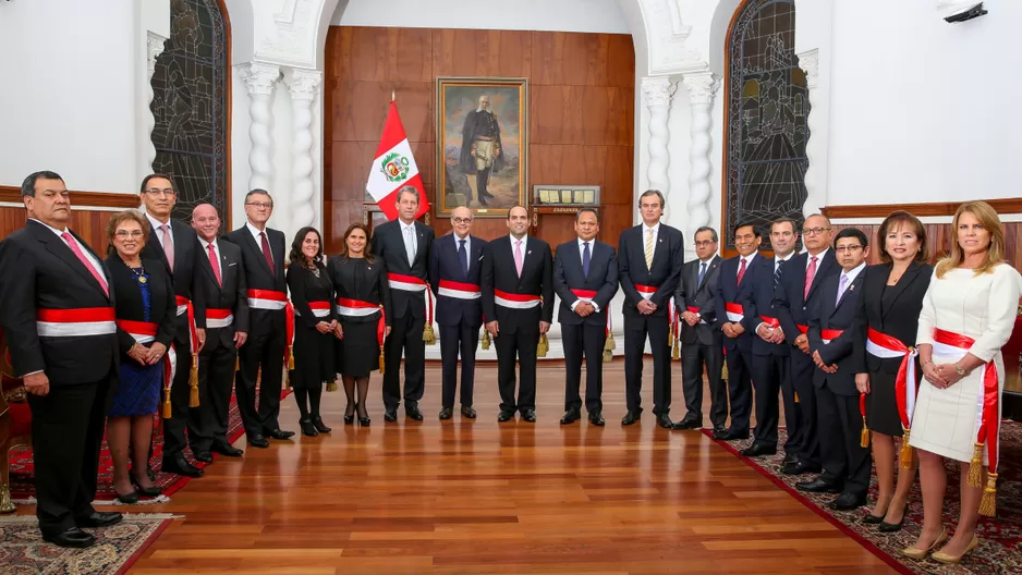 Gabinete Zavala. Foto: Presidencia