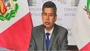 Luis Galarreta, presidente del Congreso de la República. Foto: captura de TV