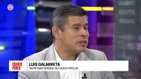 Luis Galarreta, secretario general del Fuerza Popular. Cuarto Poder