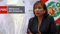 Elsa Galarza, ministra del Ambiente. Foto: Andina