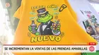 Gamarra: Alza en ventas de prendas amarillas por Año Nuevo 2026