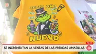 Gamarra: Alza en ventas de prendas amarillas por Año Nuevo 2026