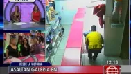 Gamarra: cámara de seguridad captó robo en tienda