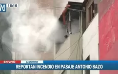 Gamarra: Incendio se registra en predio ubicado en La Victoria - Noticias de gamarra