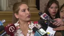 Maritza García cuestionó la actitud de Fuerza Popular. Foto: Captura de TV