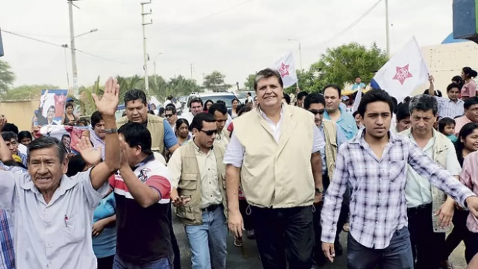 Alan García, candidato presidencial por Alianza Popular. Foto: La República