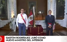 ​Gastón Rodríguez juró como nuevo titular del Ministerio del Interior - Noticias de analia-rodriguez