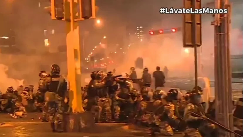 Gastón Rodríguez: "La PNP usó gases lacrimógenos ante ataque de manifestantes"