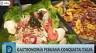 Gastronomía peruana conquista Italia