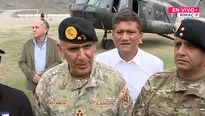 El general Julio Castañeda de las FF. AA. aseguró que seguirán brindando apoyo a la PNP. / Video: Canal N