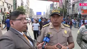 Jefe de la Región Policial Lima, Felipe Monroy, condena todo acto irregular o ilegal en operativos. / Video: Canal N