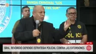 General Víctor Revoredo cuestiona falta de apoyo de autoridades ante atentados contra transportistas