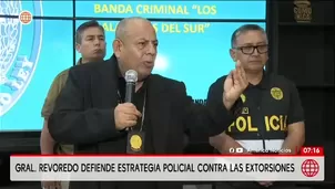 El general Víctor Revoredo, alto mando de la Policía Nacional, cuestionó la falta de apoyo de algunas autoridades que participan en la lucha contra el crimen organizado, luego de los recientes atentados contra empresas de transporte./ Video: América Noticias
