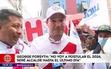 George Forsyth: "No postularé el 2026, seré alcalde de Lima hasta el último día" - Noticias de elecciones-2021