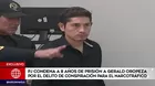 Gerald Oropeza fue condenado a 8 años por el delito de conspiración para el narcotráfico