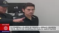 Gerald Oropeza fue condenado a 8 años por el delito de conspiración para el narcotráfico