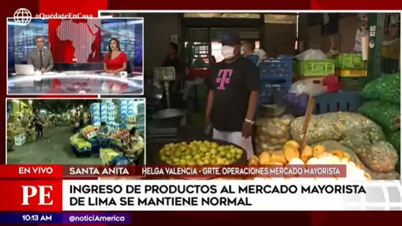 Gerenta del Mercado Mayorista de Lima: "La capital no está desabastecida"