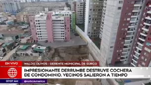 El hecho ocurrió en Surco. Foto y video: América TV