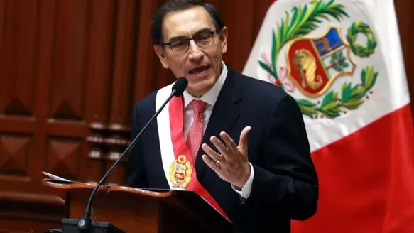 Martín Vizcarra, presidente de la República (Foto: ANDINA)